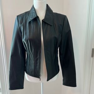 Black Leather Jacket - Great condition… gently used. Smoke free home.